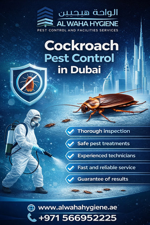 Dubai, Business, Cockroaches Pest Control Dubai | Al Waha Hygiene Experts