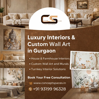 Gurugram, Creative, Luxury Interior Designing Services In Gurgaon For Premium Homes