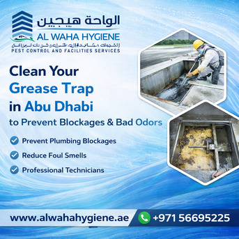 Abu Dhabi, Business, Grease Trap Cleaning Abu Dhabi | Al Waha Hygiene Services