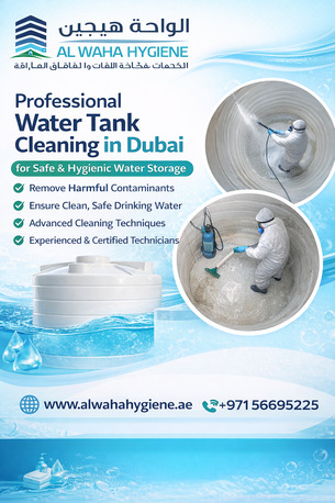 Abu Dhabi, Business, Water Tank Cleaning Abu Dhabi | Al Waha Hygiene Services