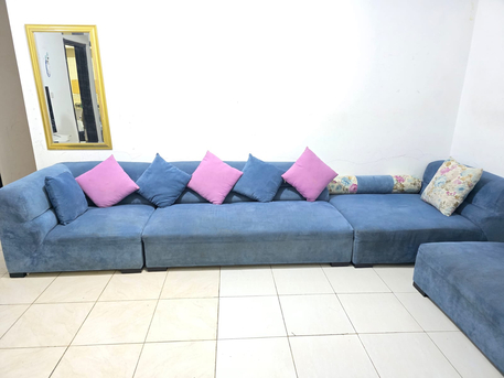 Riyadh, Furniture, SAR 800,  L Shape Foda Set With Day Bed For Sale