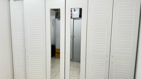 Riyadh, Furniture, SAR 1400,  King Size Bedset White For Sale