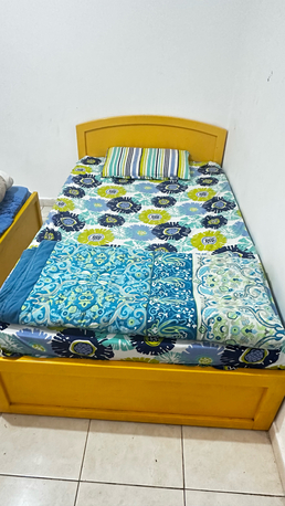 Riyadh, Furniture, SAR 850,  3 X Single Beds With Mattress For Sale