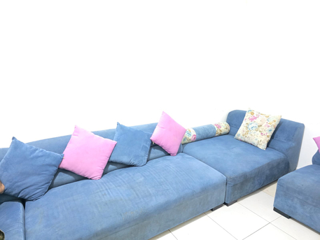 Riyadh, Furniture, SAR 800,  L Shape Sofa With Day Bed For Sale