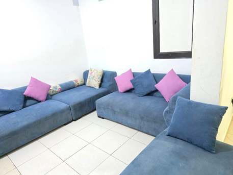 Riyadh, Furniture, SAR 800,  L Shape Sofa With Day Bed For Sale