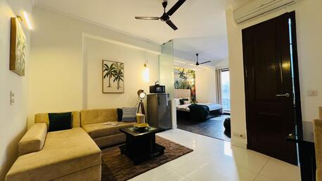 New Delhi, Apts/Flats Wanted, INR 5528/day,  Furnished,  Studio,  450 Sq. Feet,  BluO Classic Studio In Green Park