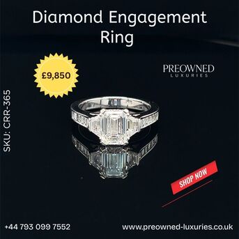 London, Jewelry, GBP 9850,  Buy Diamond Engagement Ring Pre-Owned Best Value UK