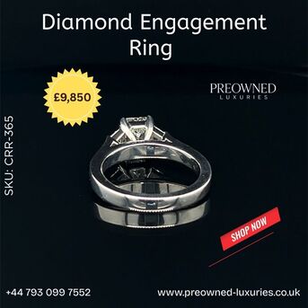London, Jewelry, GBP 9850,  Buy Diamond Engagement Ring Pre-Owned Best Value UK
