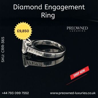 London, Jewelry, GBP 9850,  Buy Diamond Engagement Ring Pre-Owned Best Value UK