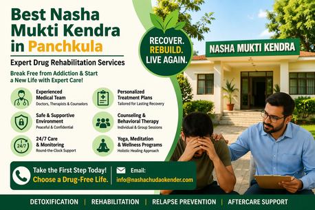 Chandigarh, Counseling, Best Nasha Mukti Kendra In Panchkula | Expert Drug Rehabilitation Services
