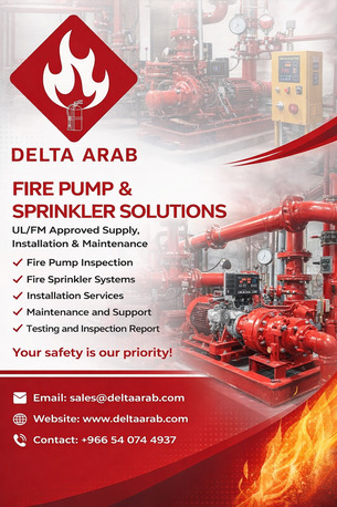 Dammam, Technical, Fire Pump & Fire Sprinkler, Supply, Installation & Maintenance Services In Dammam