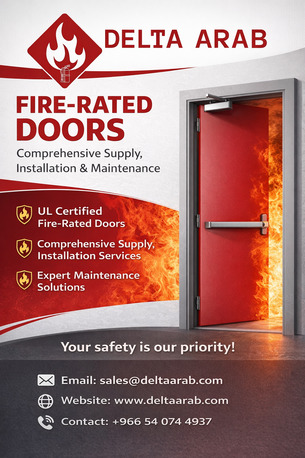 Dammam, Technical, UL Listed, Fire Rated Door, Supply, Installation & Maintenance Services