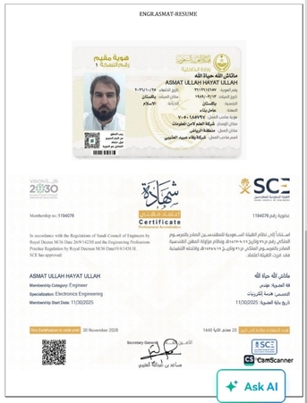 Riyadh, Job Seekers, Electronics/ Instrumentation Engineer