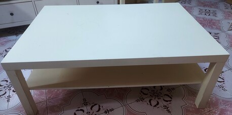 Jeddah, Furniture, SAR 110,  IKEA Coffee Table, White Colour, Clean, 118 X 78 Cm