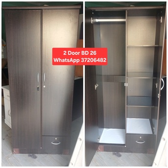 Manama, Furniture, BHD 26,  ✅️2 Door Wardrobe For Sale In Good Condition With Delivery