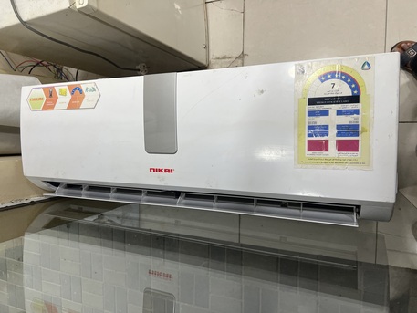 Khobar, Air Conditioners, SAR 1200,  Nikai 1.5 Ton Split Ac In Excellent Condition With Fitting