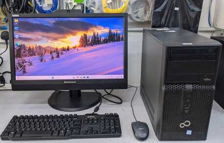 Manama, Computers, BHD 73,  Fujitsu Core I7 2.8GHz Computer Set RAM 8GB With Lenovo 22" Monitor Windows & Office Ready
