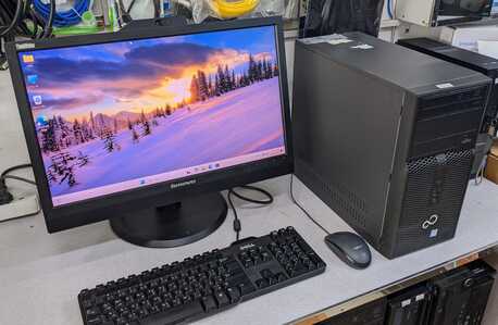 Manama, Computers, BHD 73,  Fujitsu Core I7 2.8GHz Computer Set RAM 8GB With Lenovo 22" Monitor Windows & Office Ready
