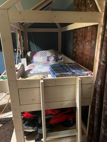 Jeddah, Furniture, SAR 600,  Natural Wooden Bed For Kids Up To 12 Years
