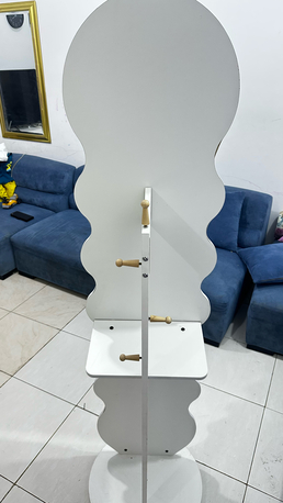 Riyadh, Furniture, SAR 75,  Rotating Mirror With Rack For Sale
