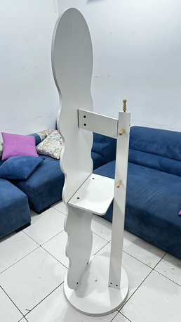 Riyadh, Furniture, SAR 75,  Rotating Mirror With Rack For Sale