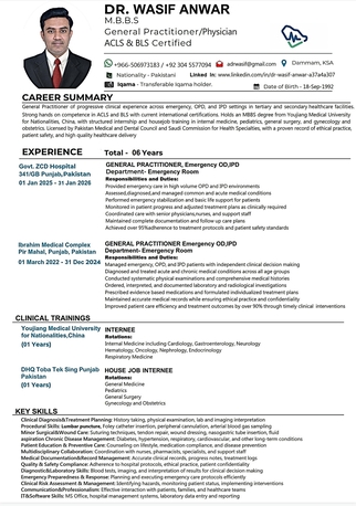 Dammam, Job Seekers, General Practitioner /physcian