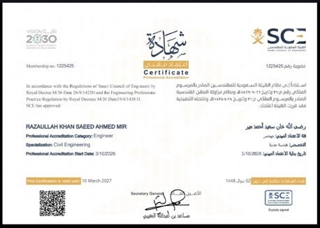 Riyadh, Job Seekers, CIVIL ENGINEER SCE