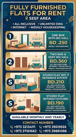 Al Seef, Apartments, Flats, Houses & Villas, 2 BR,  Flats Available At Seed