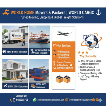 Hofuf, Relocation, WORLD Movers Packers➡️Door To Door CARGO DELIVERY➡️With 20-40 FT Containers➡️ 0599988706 `
