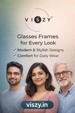 New Delhi, Health & Beauty Items, Everyday Glasses Frames For Men With Comfortable & Modern Design