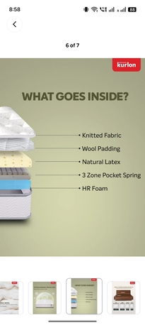 Dammam, Furniture, SAR 200,  Big Size Springs Mattres With Back Rest Support