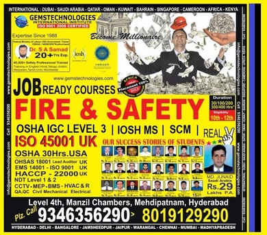Ajman, Education, Certified Fire Safety Professional Emergency Responders