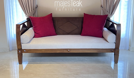 Kuala Lumpur, Furniture, MYR 2800,  Teak Diamond Daybed -Modern
