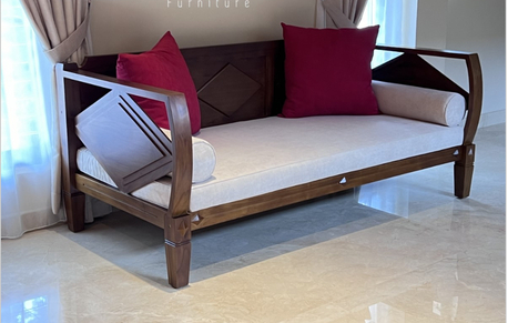 Kuala Lumpur, Furniture, MYR 2800,  Teak Diamond Daybed -Modern