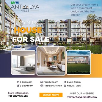Gurgaon, Apartments, Flats, Houses & Villas, Furnished,  M3M Antalya Hills &ndash; Prime Location For Future Growth In Gurgaon