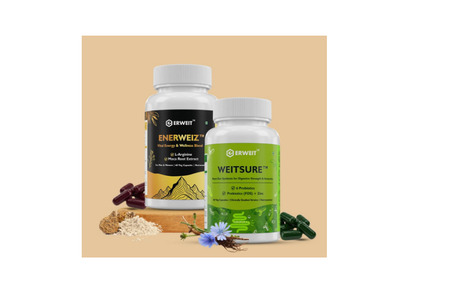 Mumbai, Health & Beauty Items, INR 1,  Enerweiz + Weitsure Combo | Synbiotic Gut + Vitality Energy