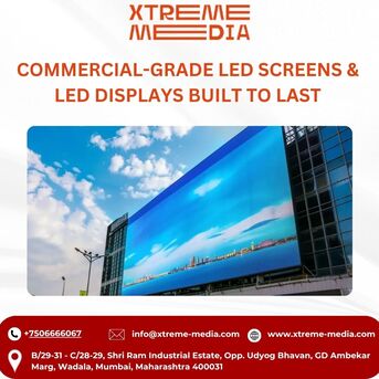 Mumbai, Electronics, Commercial-Grade LED Screens & LED Displays Built To Last