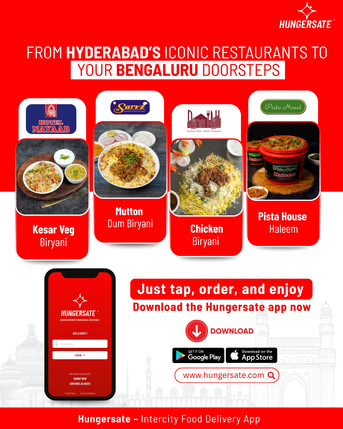Bangalore, Food Delivery, Send Authentic Hyderabadi Food As A Gift Anywhere In Bengaluru &mdash; Intercity Food Delivery A