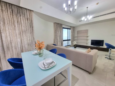 Mahooz, Apartments, Flats, Houses & Villas, BHD 350/month,  Furnished,  1 BR,  80 Sq. Meter,  Elegant 1 BR FF Apartment With Balcony & Wifi