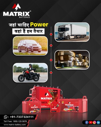 Hyderabad, Heavy Equipment, INR 50000,  Power Your Business With Matrix Battery