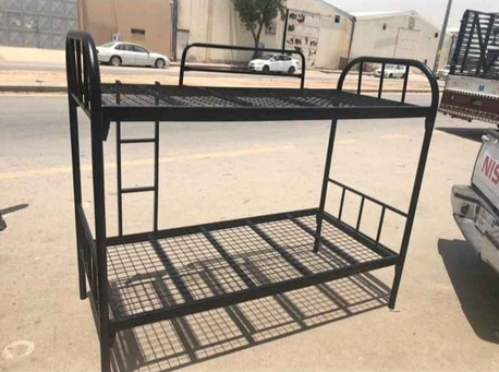 Riyadh, Household Items, SAR 11,  Stylish Double Steel Bed For Sale