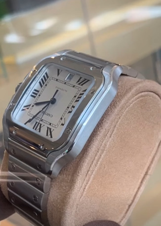 Sharjah, Watches, AED 22000,  Cartier Santos Automatic &ndash; Timeless Icon In Steel