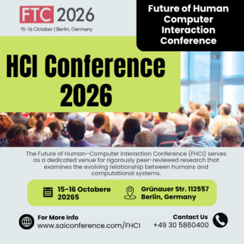 New York, Events, Join Top HCI Conference 2026 CFP Open | SAI Conference