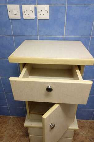 Al Maathar, Furniture, SAR 75,  Bedside Tables With Matching Stool &ndash; Pickup Only