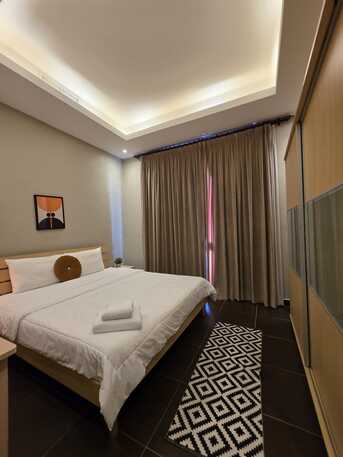 Salmiya, Apartments, Flats, Houses & Villas, KWD 500/month,  Furnished,  2 BR,  Furnished Apartment For Rent In Salmiya, Two Bedrooms With A Swimming Pool.