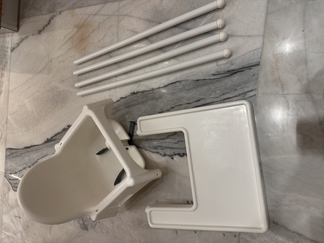 Al Rabwah, Baby & Kid Stuff, SAR 35,  IKEA ANTILOP - Kids Highchair With Safety Belt And Tray - 160x200 Cm