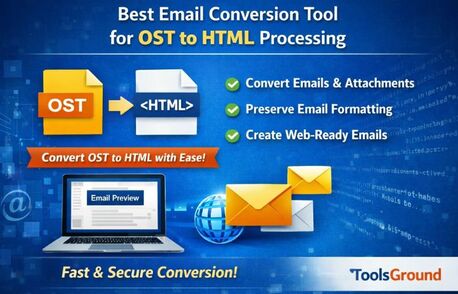 Kurnool, Software, INR 4559,  Best Email Conversion Tool For OST To HTML Processing - ToolsGround