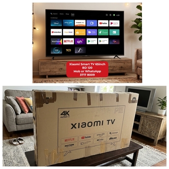Manama, Appliances, BHD 120,  Xiaomi Smart Tv 65inch In Good Condition For Sale With Delivery