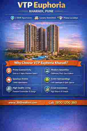 Pune, Real Estate For Sale, VTP Euphoria Kharadi