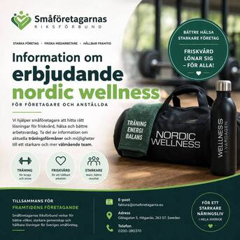 Stockholm, Business, Information Om Erbjudande Nordic Wellness F?r F?retagare Och Anst?llda